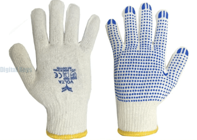 Single Side PVC Dotted Gloves