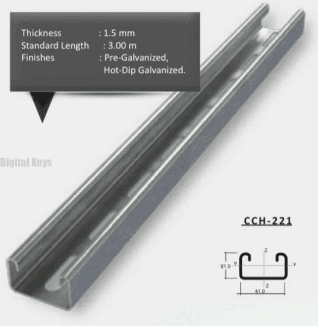 Load table for single beam with uniform (characteristic) Live- Load ССН-220/221